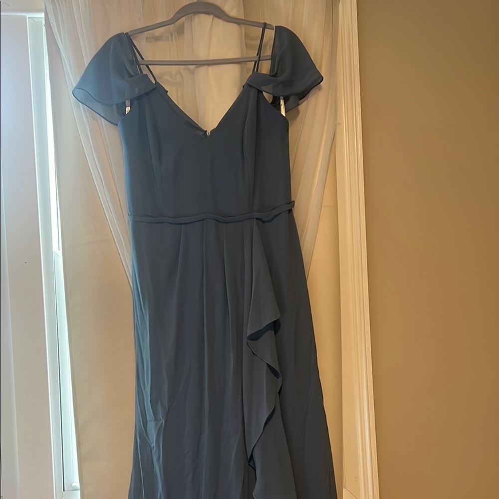 Elegant Blue Women's Dress